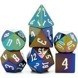 Jumbo Metallic Dice with Silver Font
